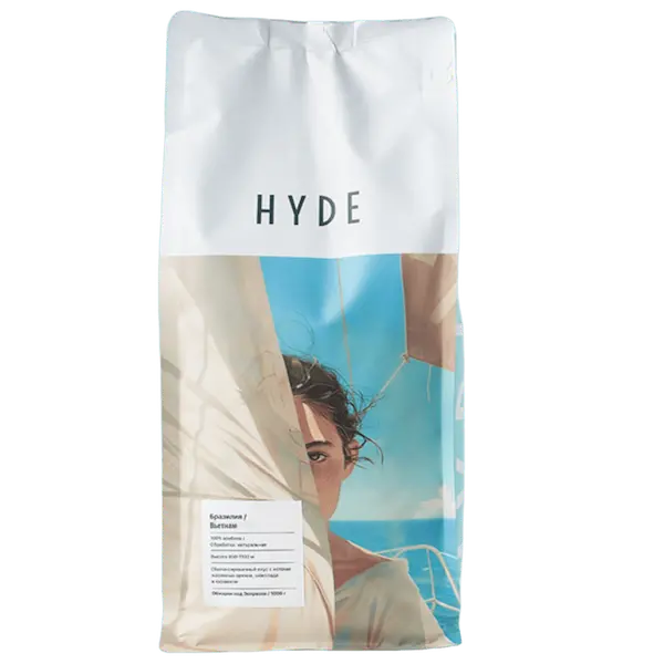 Кофе в зернах Hyde (бленд), Бразилия (80) Вьетнам (20)